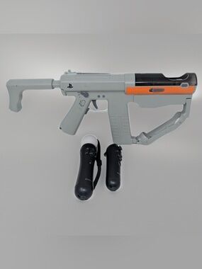 Sony Playstation 3 PS3 Sharp Shooter Gun & Wand Controllers